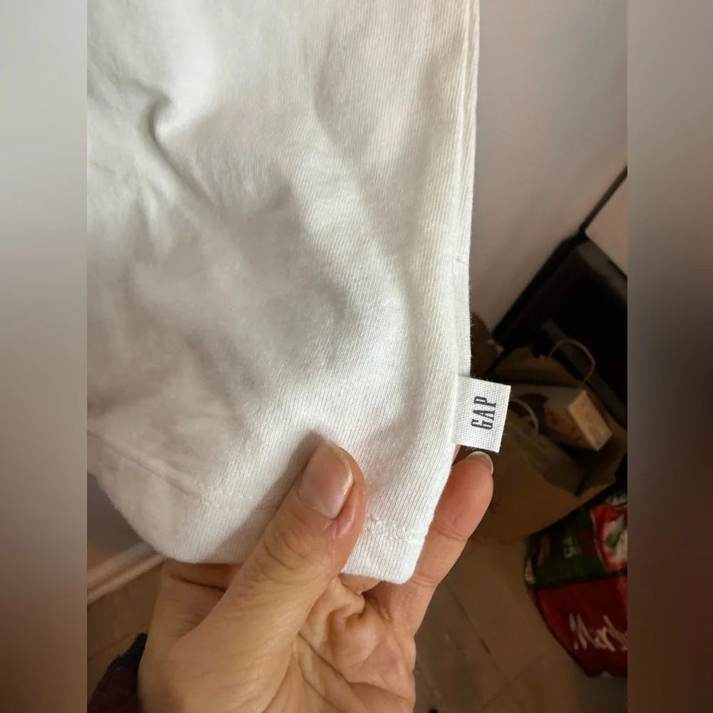 Nwt Gap Kids White Cotton Original Tee